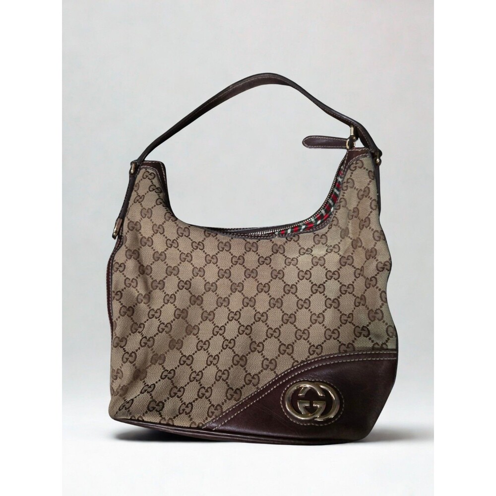 Gucci GG Monogram Canvas Shoulder Bag